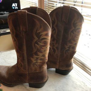 Men's Justin Andrews Brown Cowboy Boots